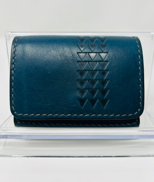 Business Card Wallet - Deep Pacific Blue