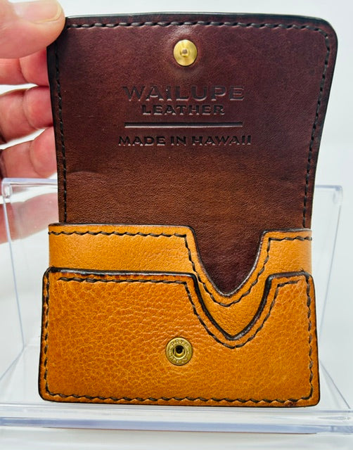 Business Card Wallet - Tan