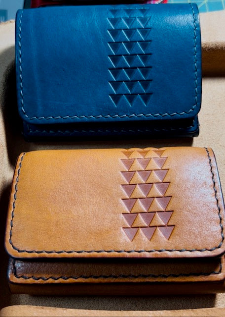 Business Card Wallet - Deep Pacific Blue